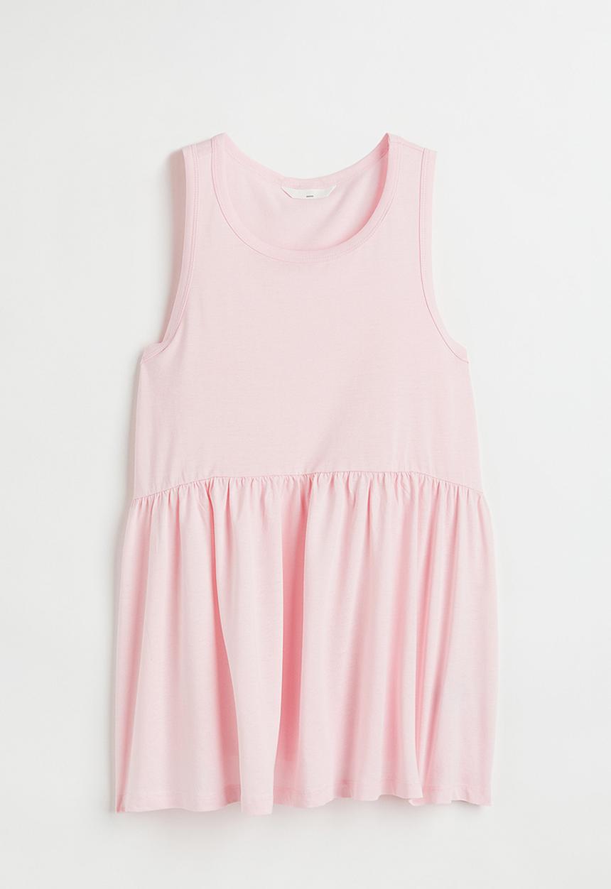 H&M - Mama modal-blend sleeveless top - light pink