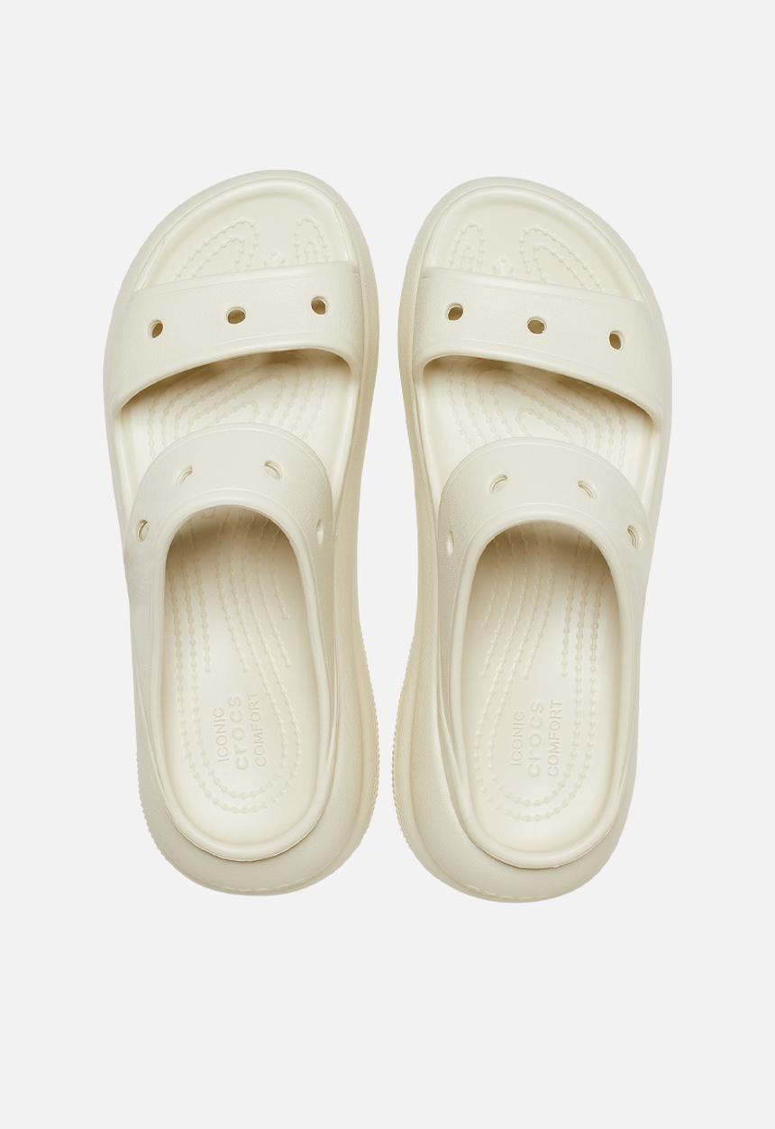Crocs - Classic crush sandal - bone