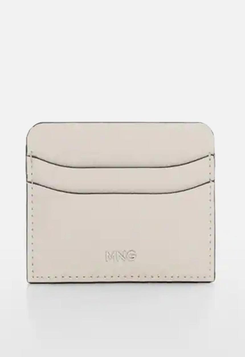 MANGO - Card holder antia - off white