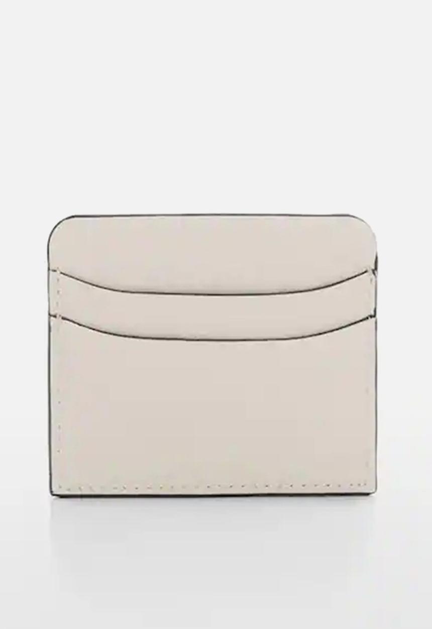 MANGO - Card holder antia - off white