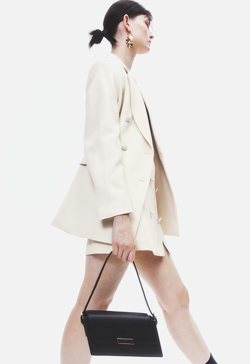 H&M - Double-breasted blazer - light beige