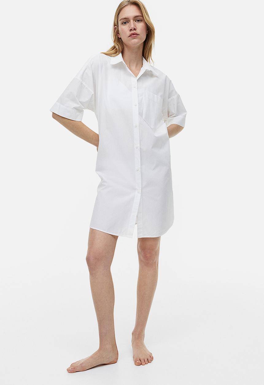 H&M - Loungewear dress - white