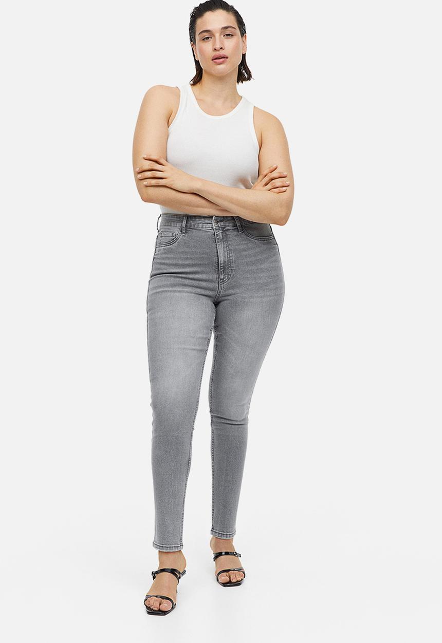 H&M - Ultra high ankle jeggings - grey