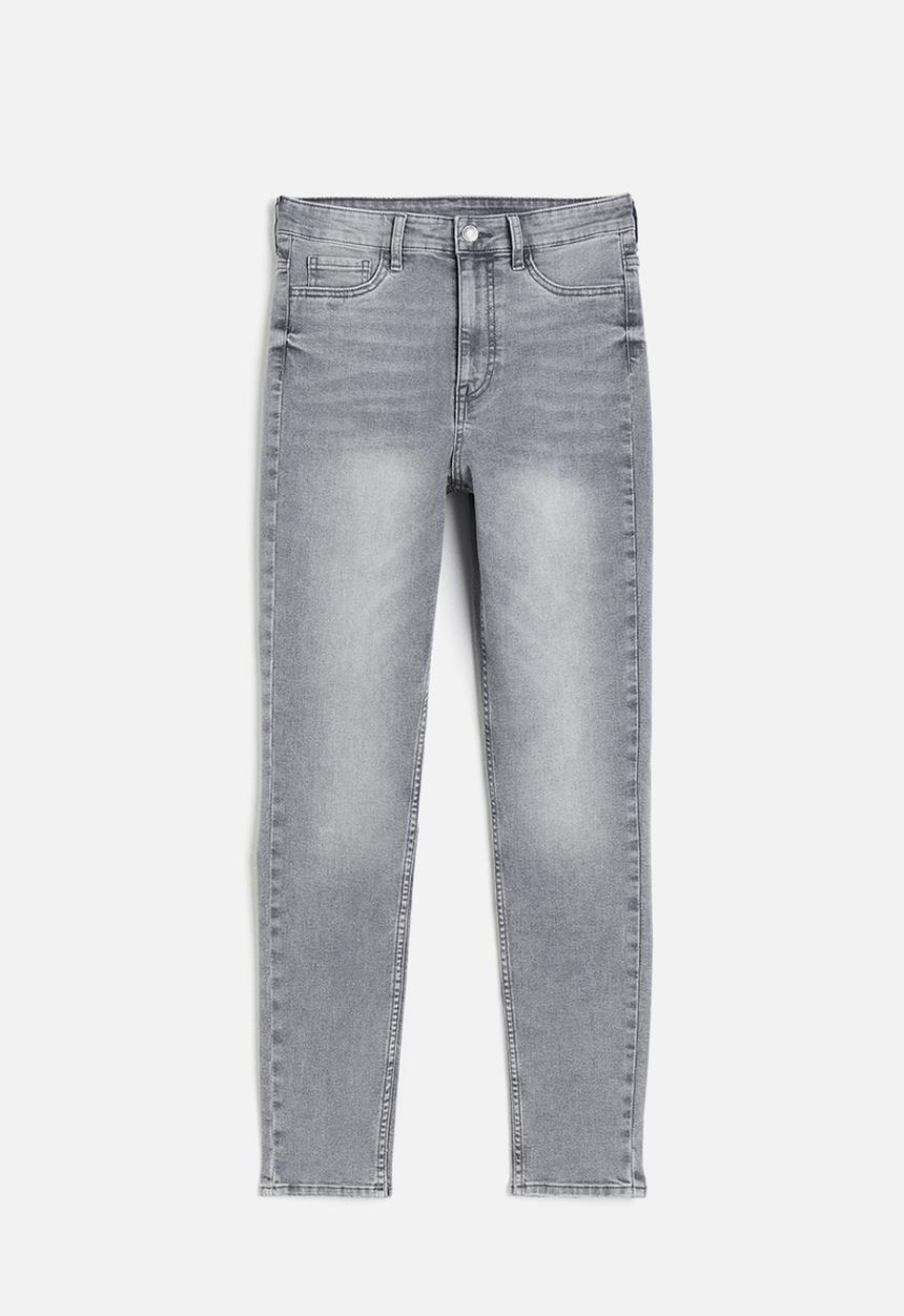 H&M - Ultra high ankle jeggings - grey