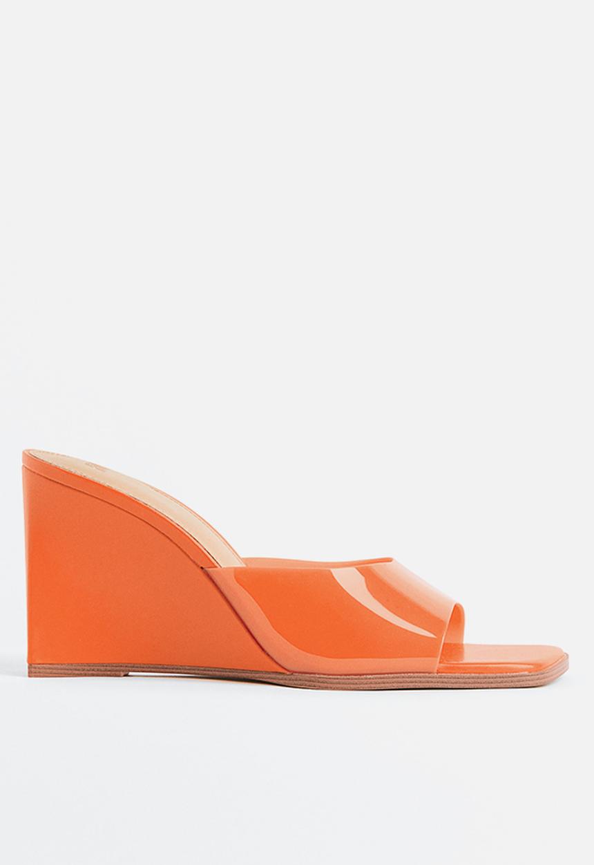 H&M - Wedge-heeled mules - orange