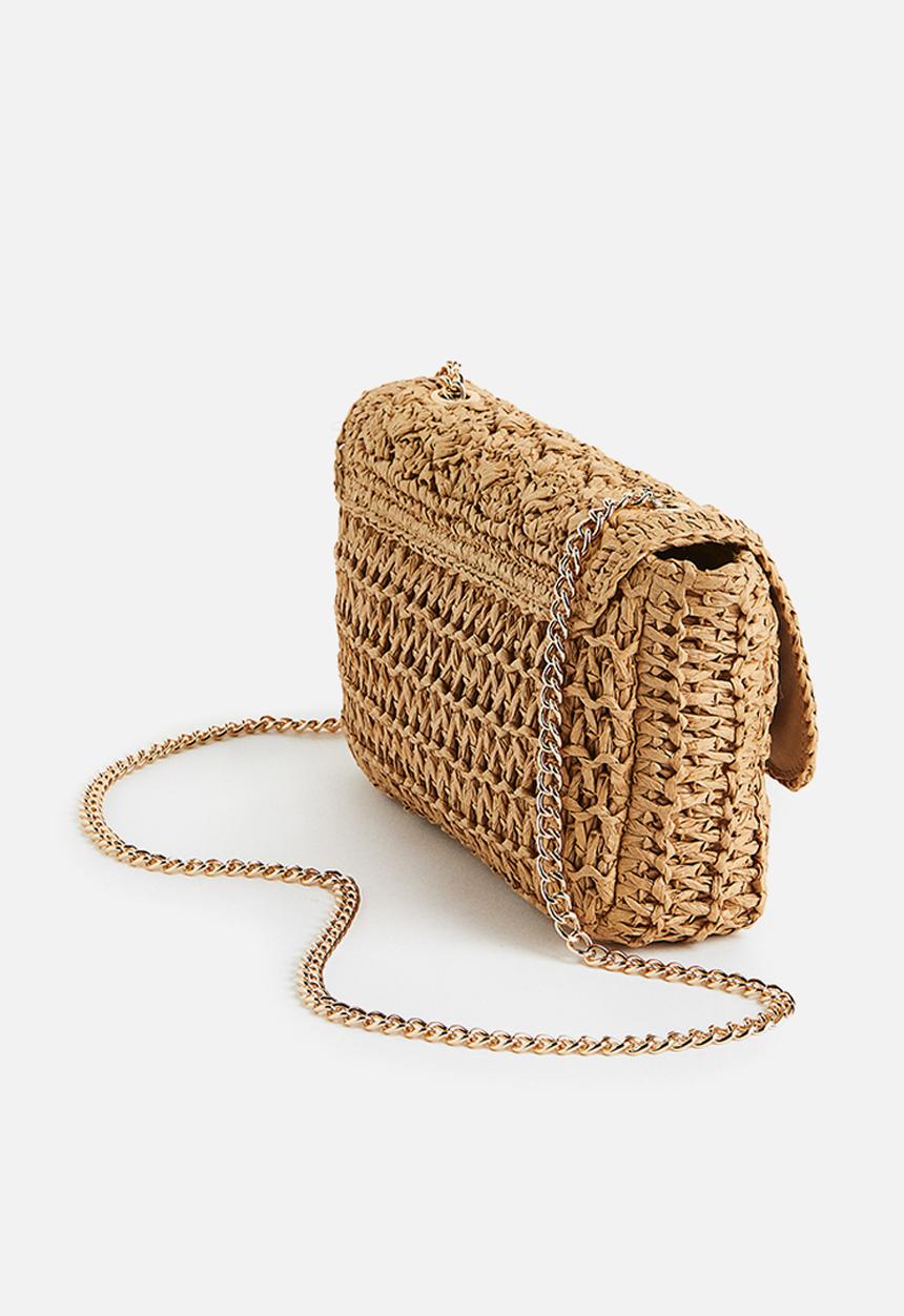 H&M - Straw shoulder bag - beige