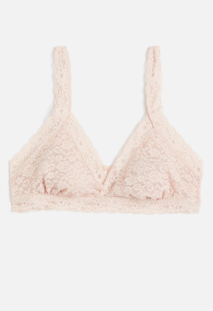 H&M - Soft lace bra - powder pink