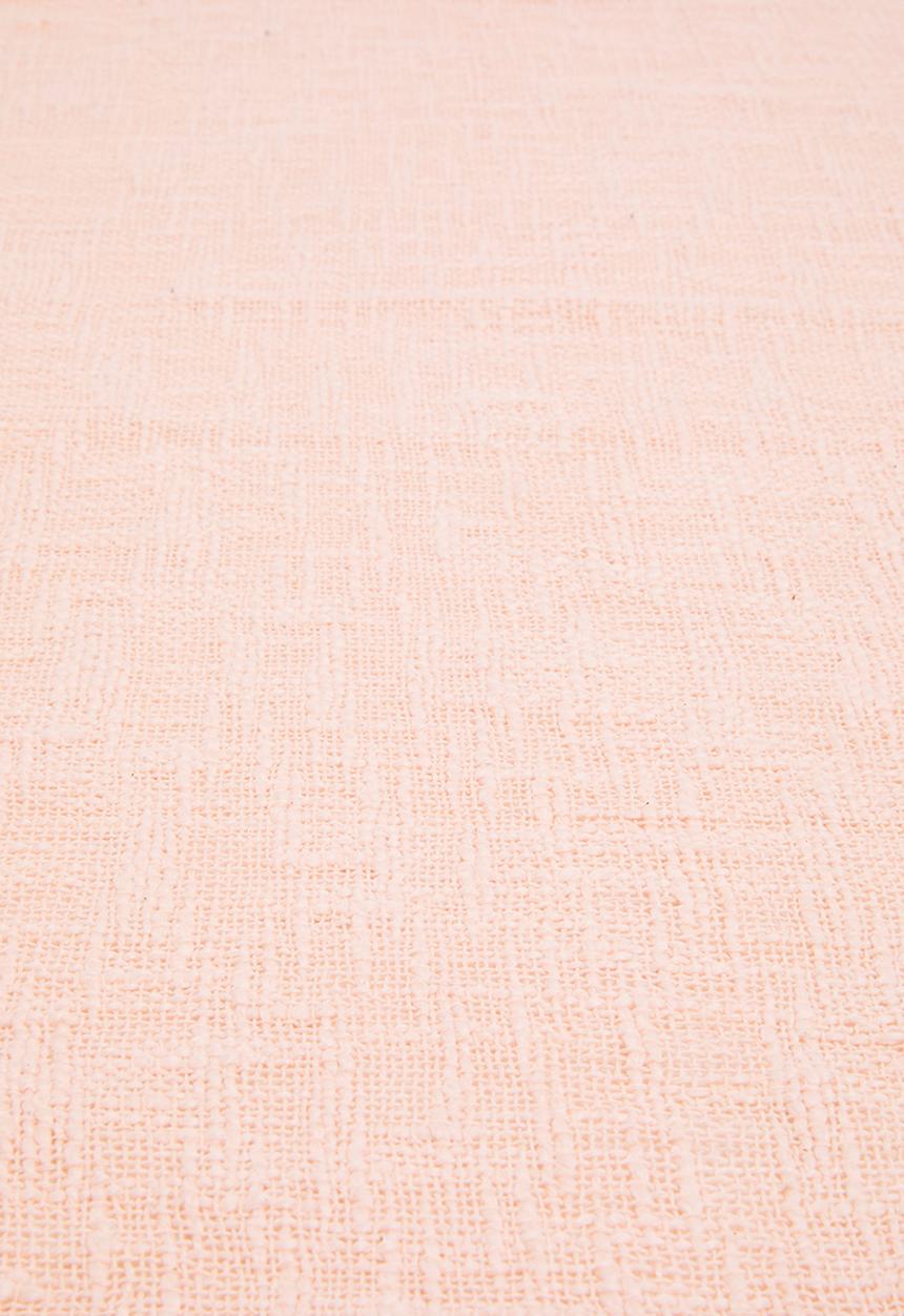 H&S - Calm cotton slub throw - pink