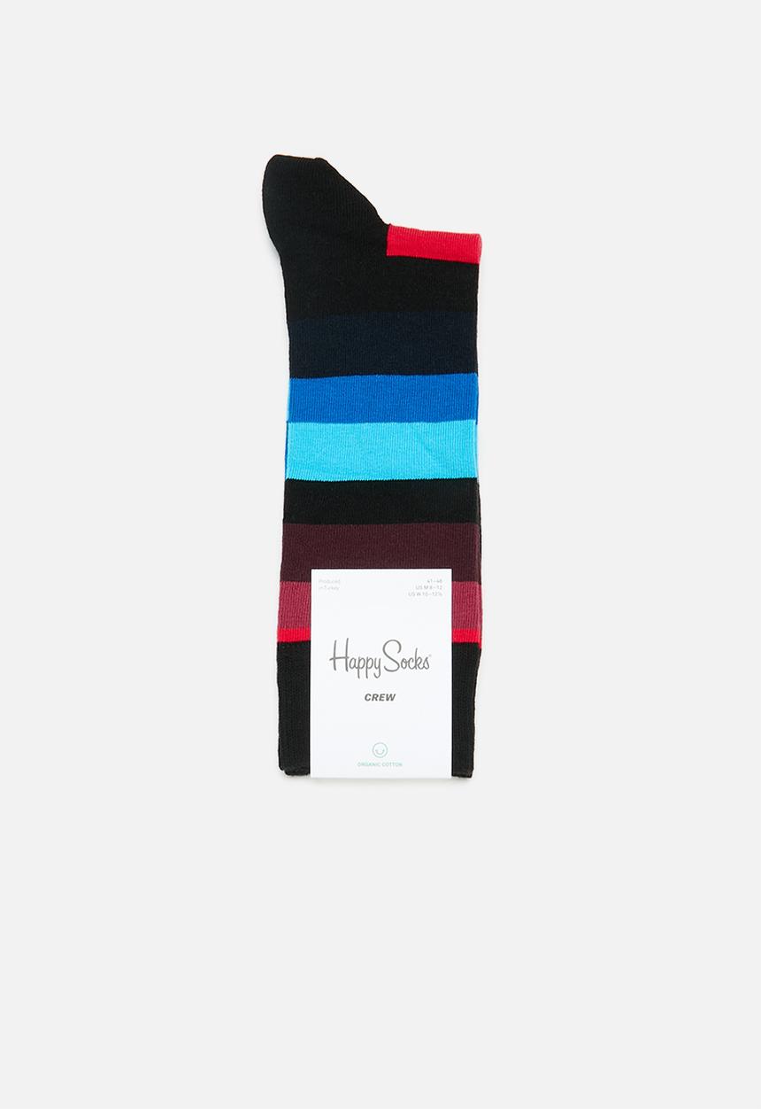 Happy Socks - Stripe socks - black