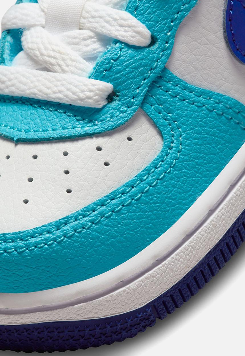 Nike - Nike force 1 lv8 2 - white/lt photo blue-deep royal blue