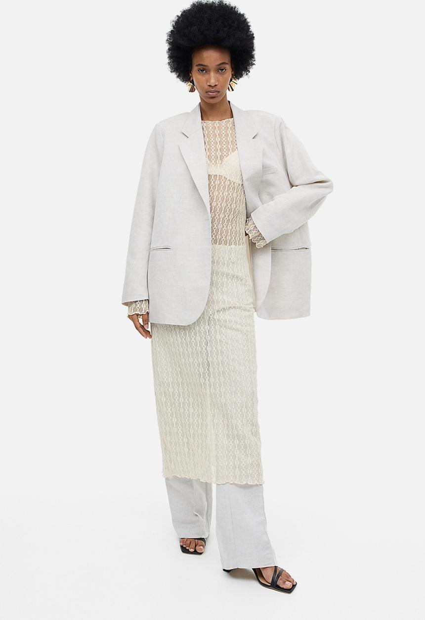H&M - Lace dress - cream