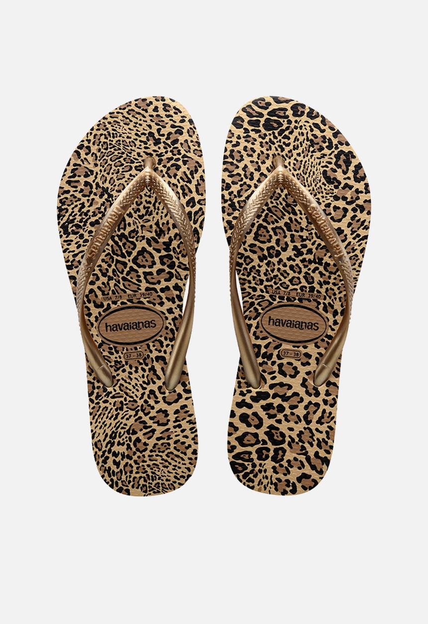 Havaianas - Slim animals - sand grey/golden