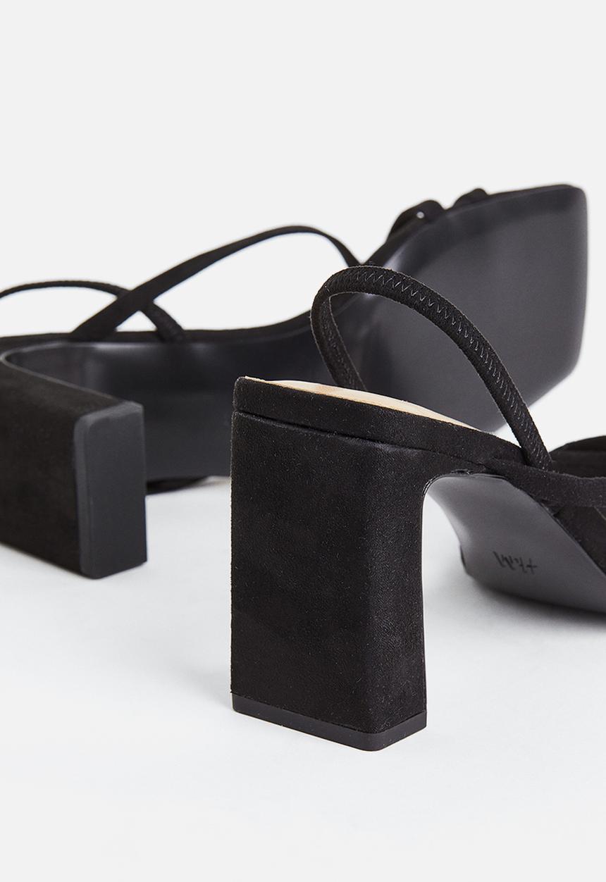 H&M - Heeled sandals - black