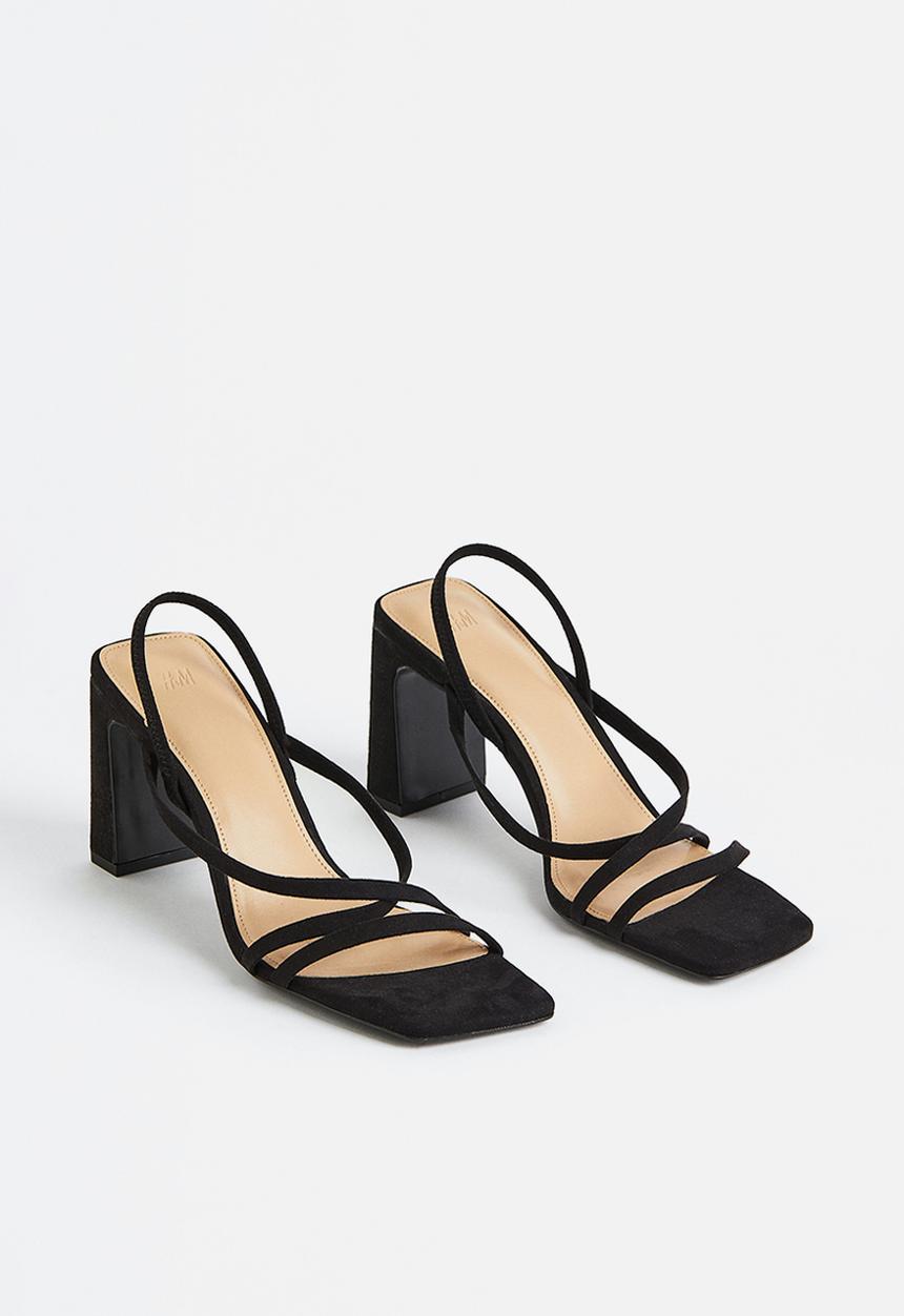 H&M - Heeled sandals - black