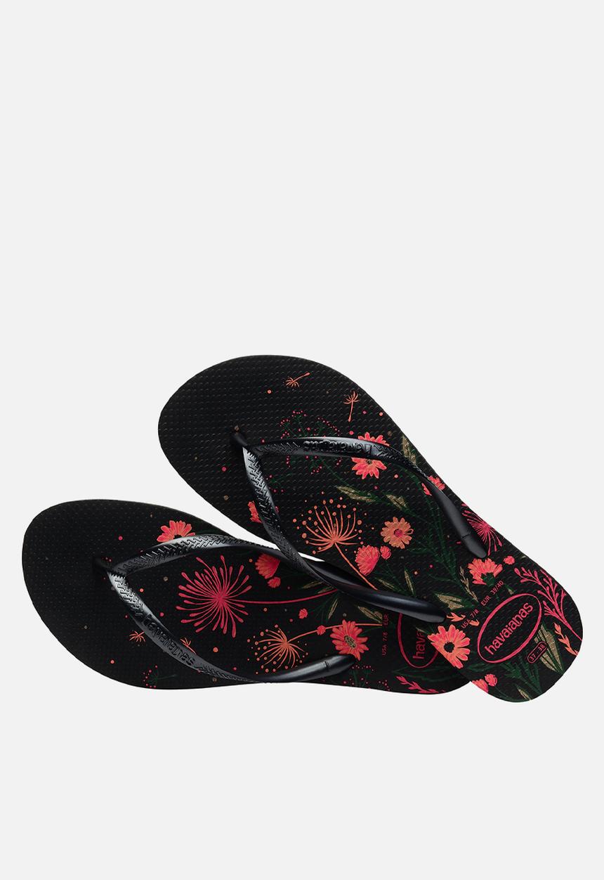 Havaianas - Slim organic - black/pink