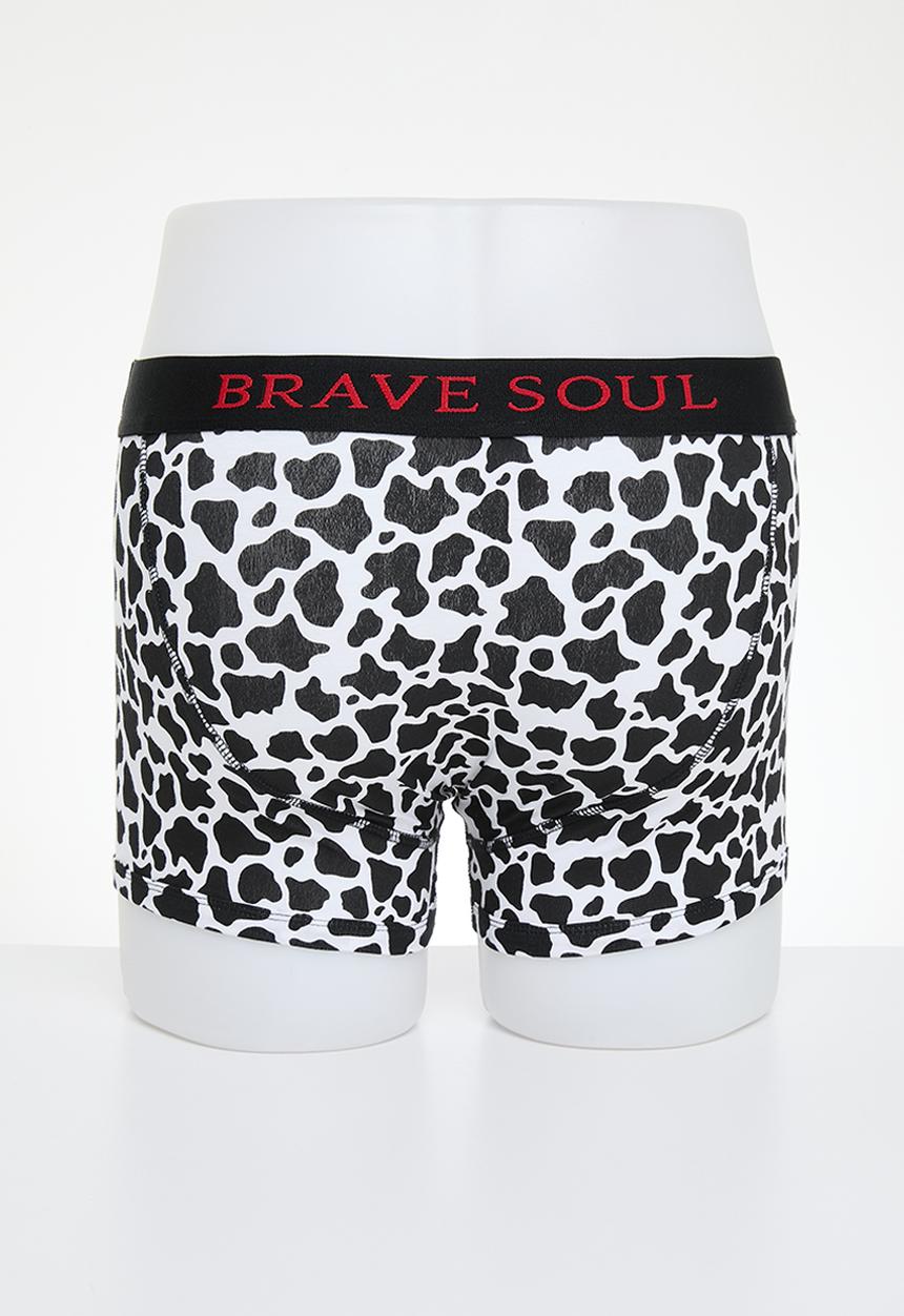 Brave Soul - MBX-18Monotone 2-pack - black animal print 