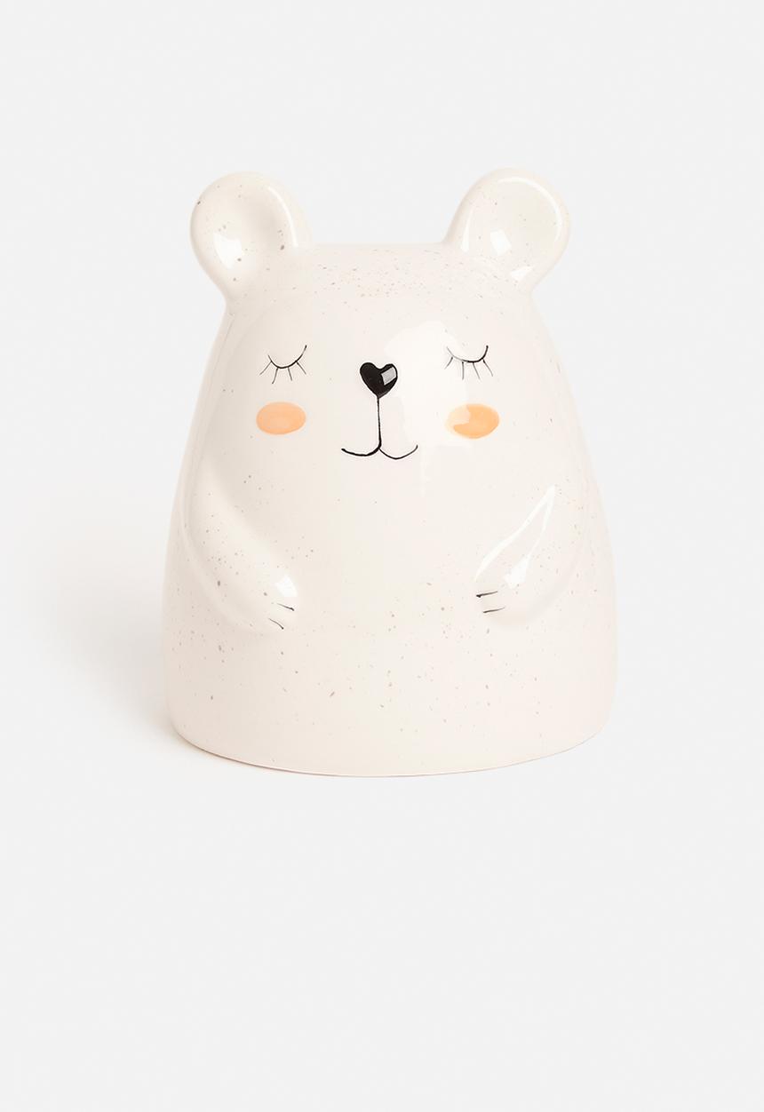 H&S - Money box - rabbit - white 