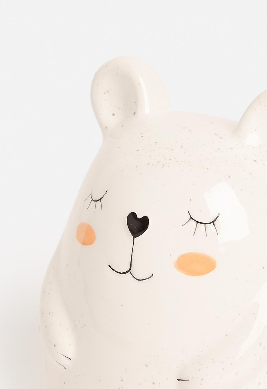 H&S - Money box - rabbit - white 