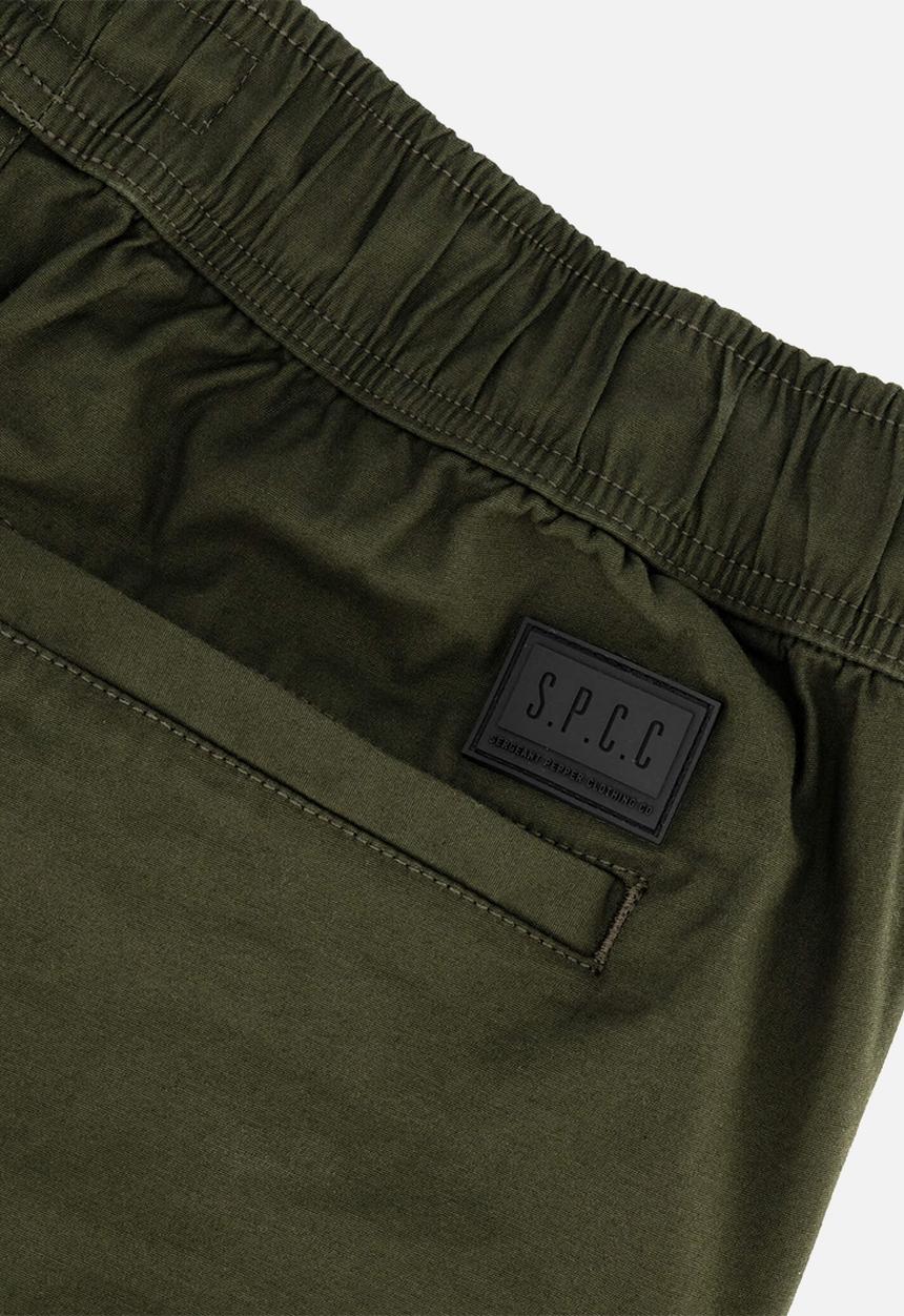 S.P.C.C - Seuss woven short - dark moss