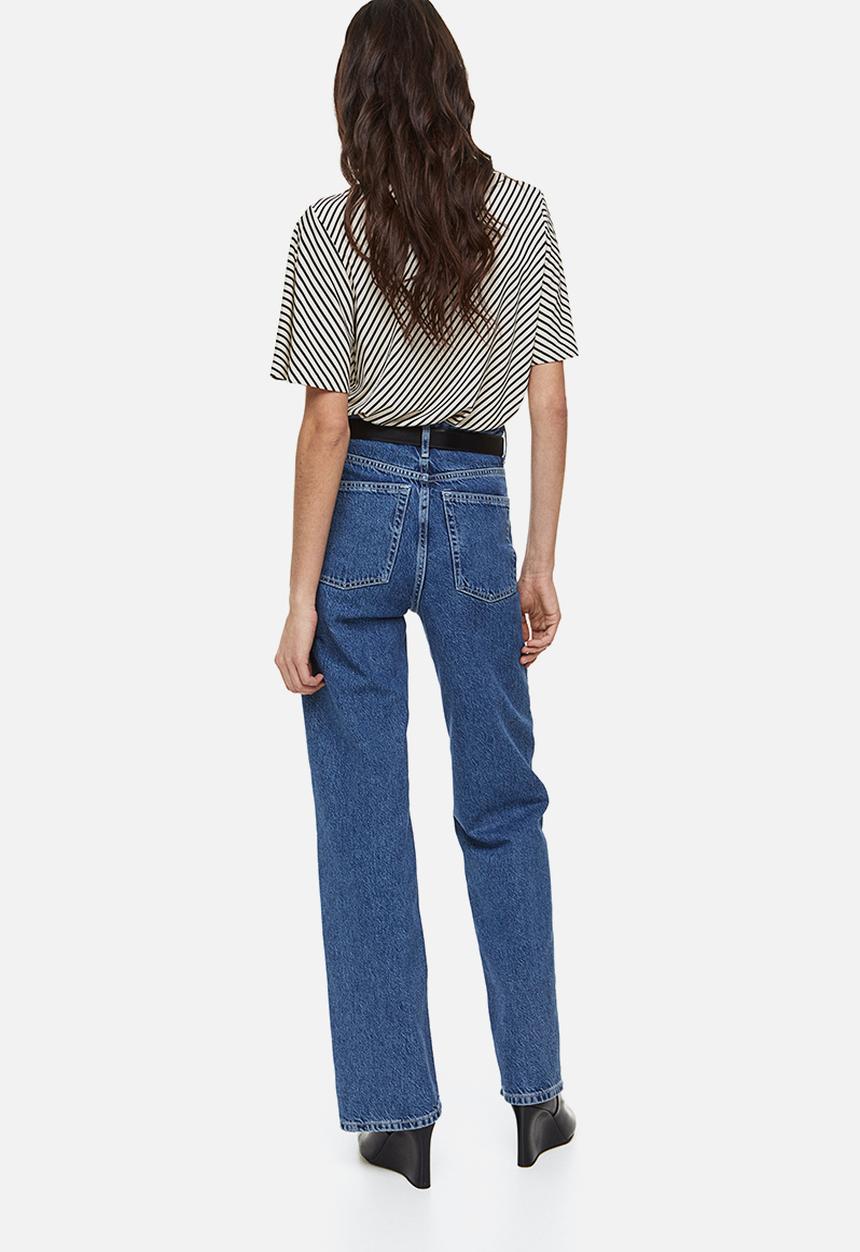 H&M - Jersey top - cream striped 