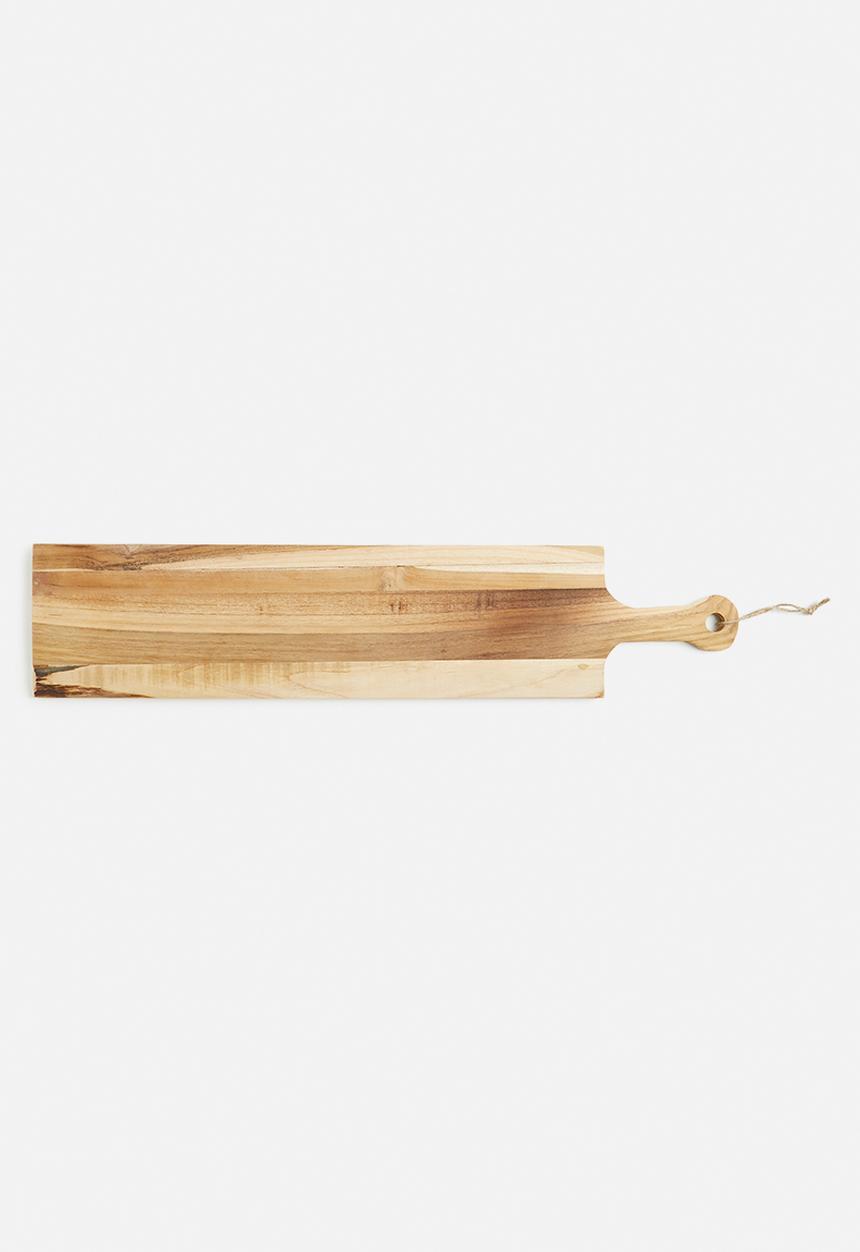 Excellent Houseware - Teak serving platter - natural