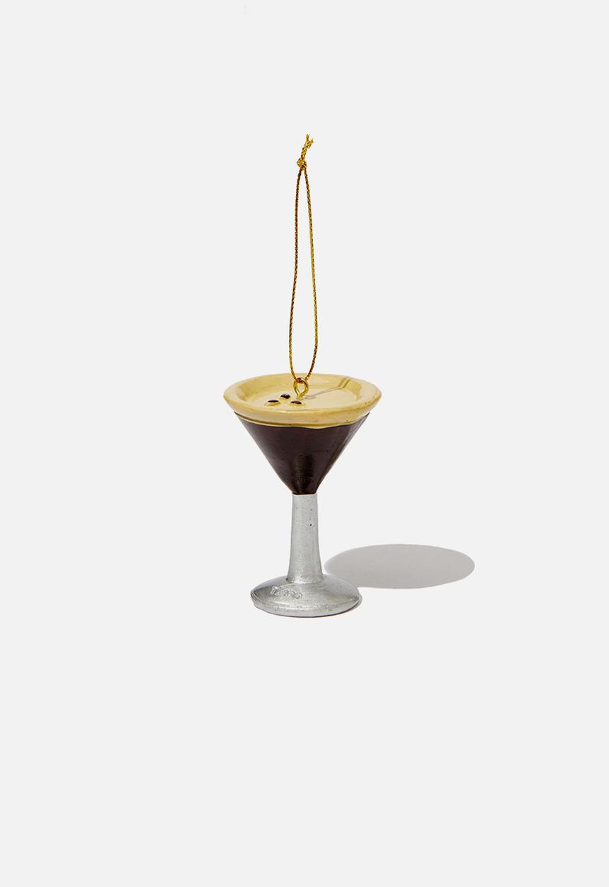 Typo - Resin christmas ornament - espresso martini