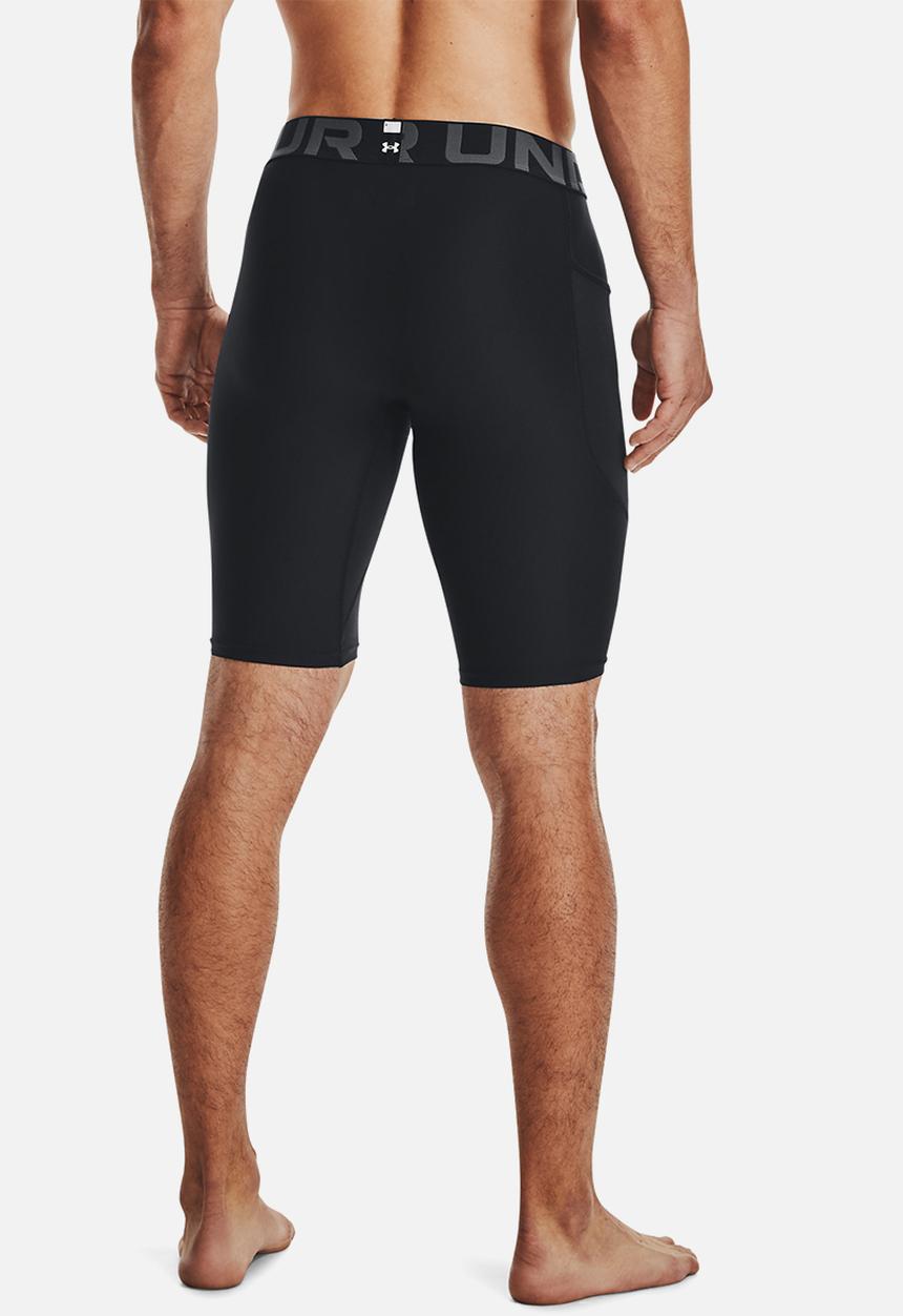 Under Armour - UA HeatGear® pocket long tight shorts- black