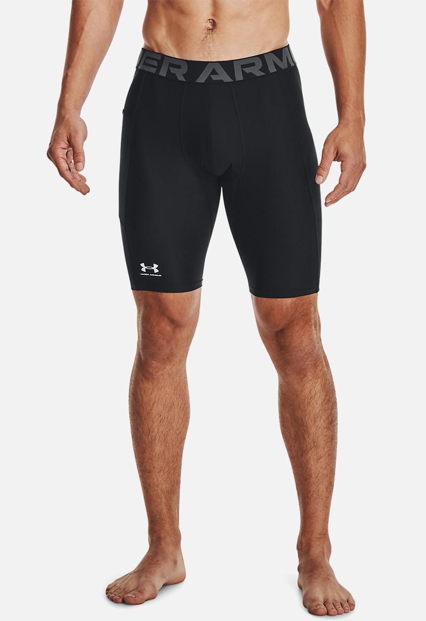 Under Armour - UA HeatGear® pocket long tight shorts- black