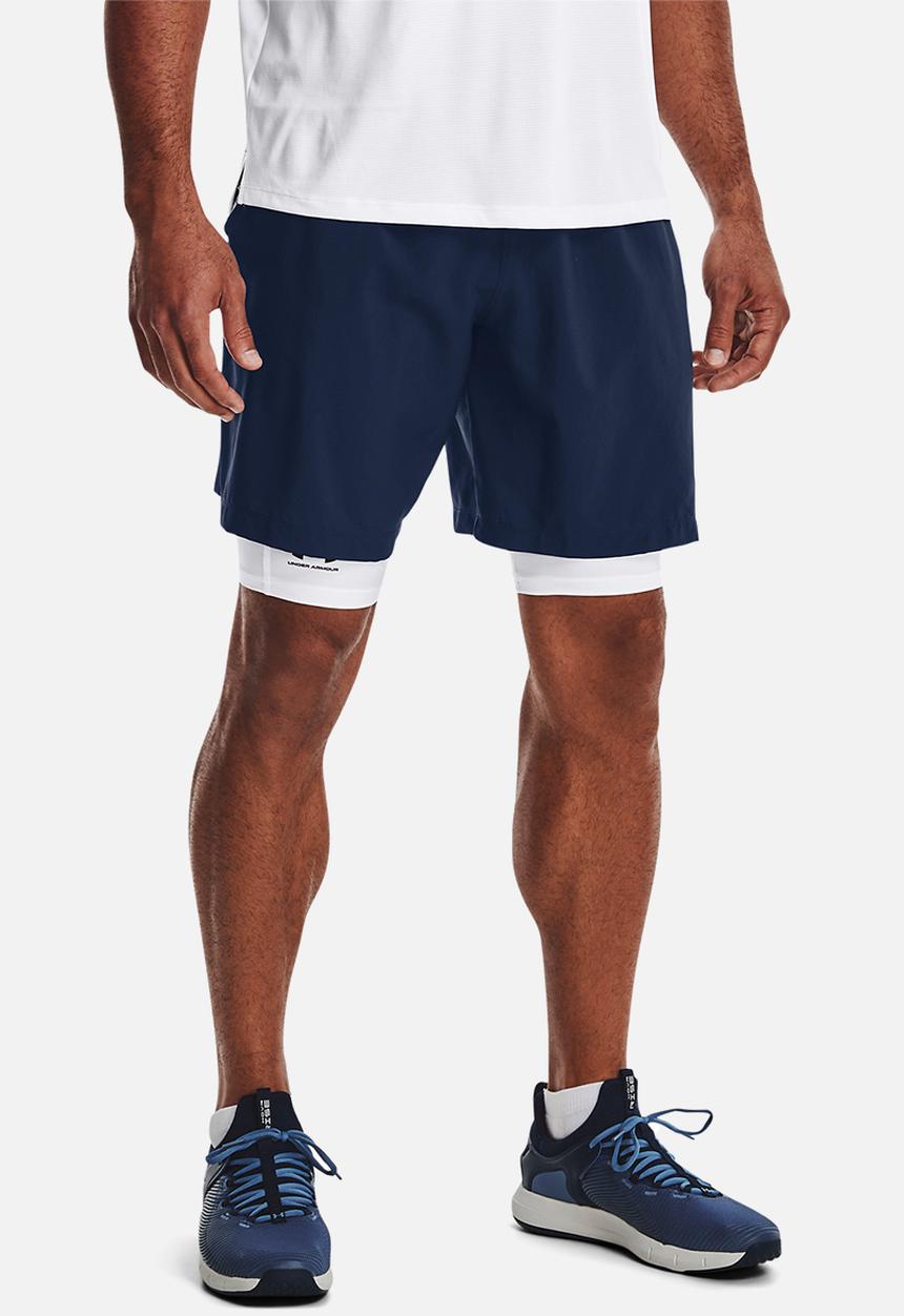 Under Armour - UA woven graphic shorts - navy