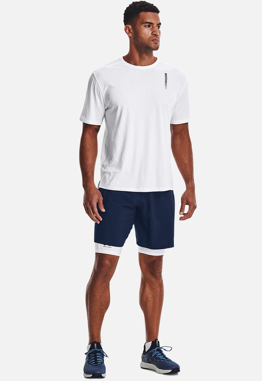 Under Armour - UA woven graphic shorts - navy