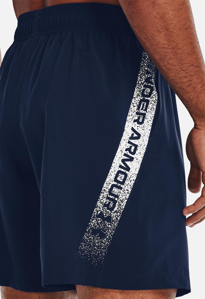 Under Armour - UA woven graphic shorts - navy
