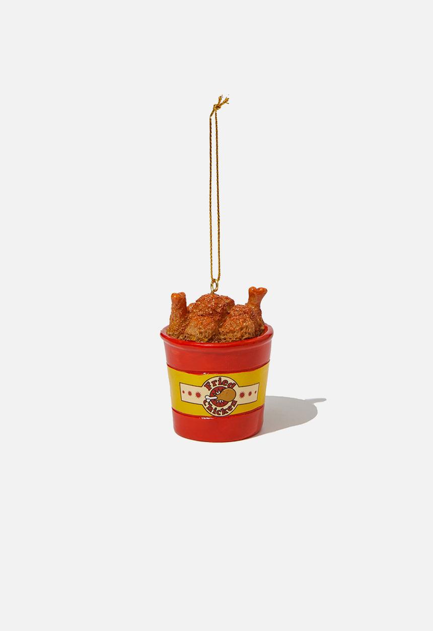 Typo - Resin christmas ornament - fried chicken bucket