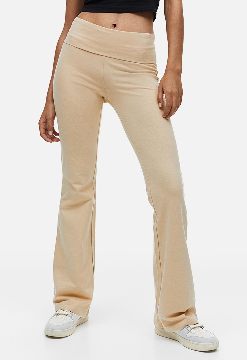 H&M - Flared leggings - beige