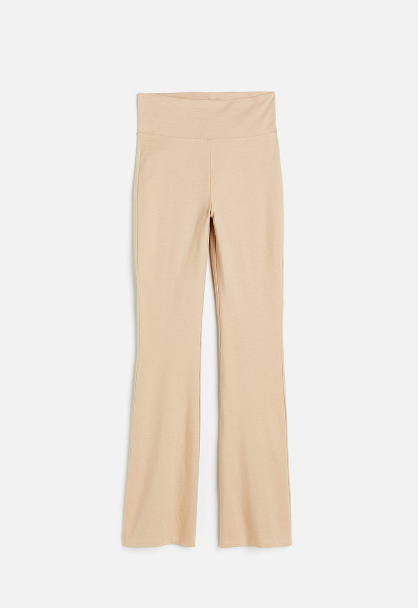 H&M - Flared leggings - beige