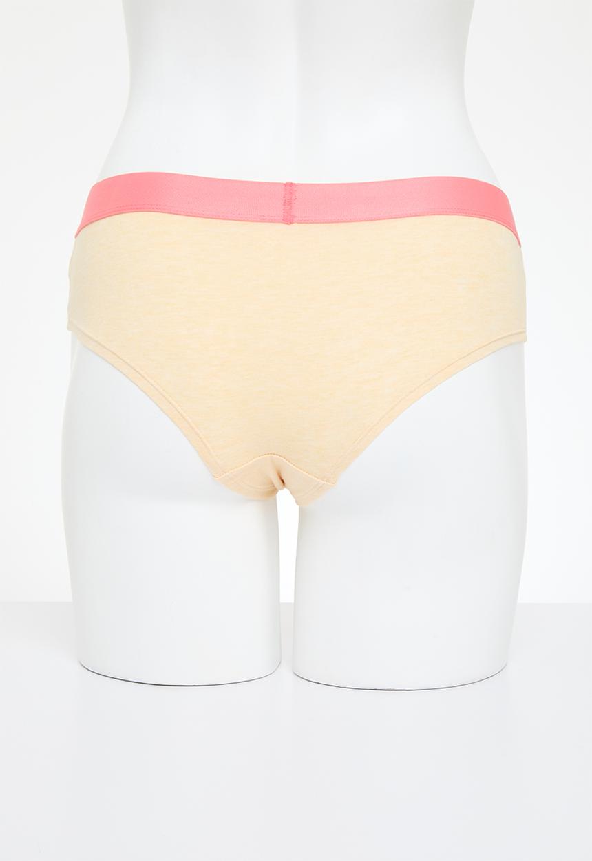 Superdry. - Large logo hipster brief - yellow