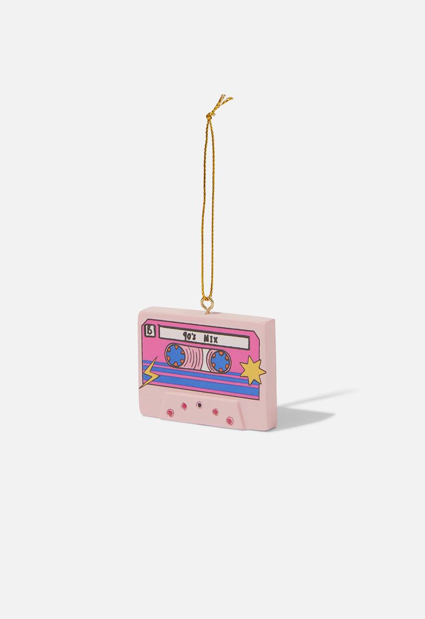 Typo - Resin christmas ornament - cassette tape jingle balls