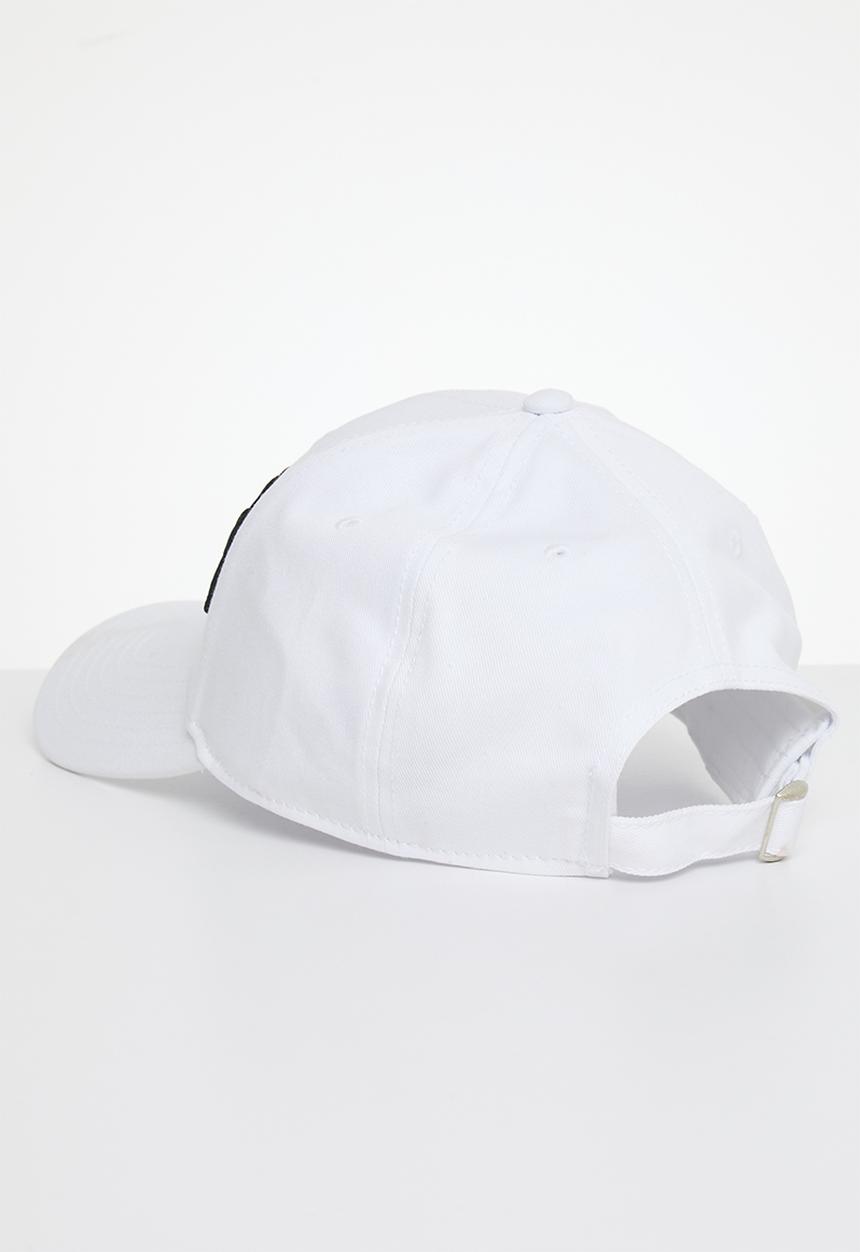 Replay - Logo peak cap - optical white / black