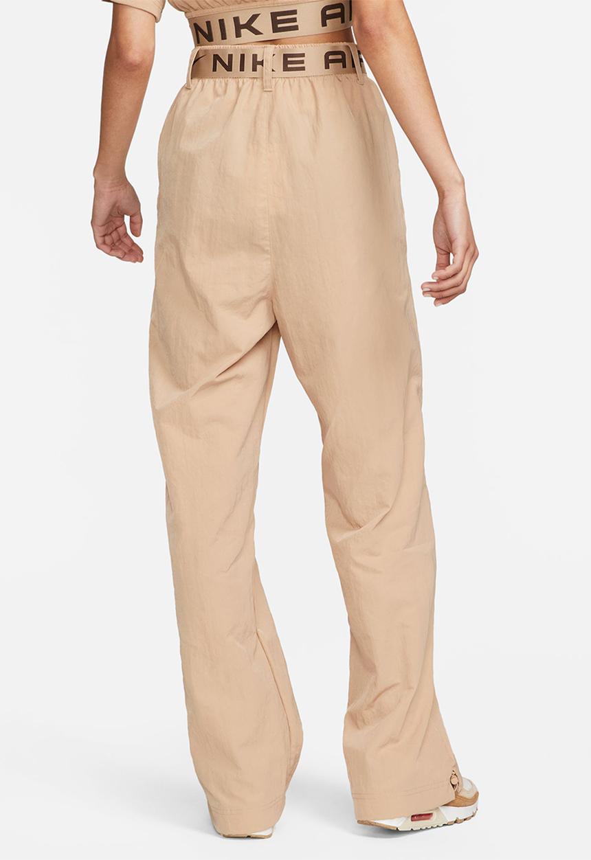 Nike - W nsw air high rise woven pant - hemp & baroque brown 