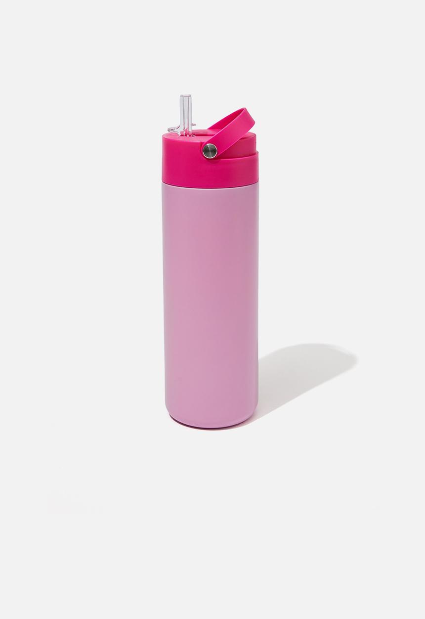 Typo - Thirst quencher 1l metal drink bottle - rosa powder & pink flash