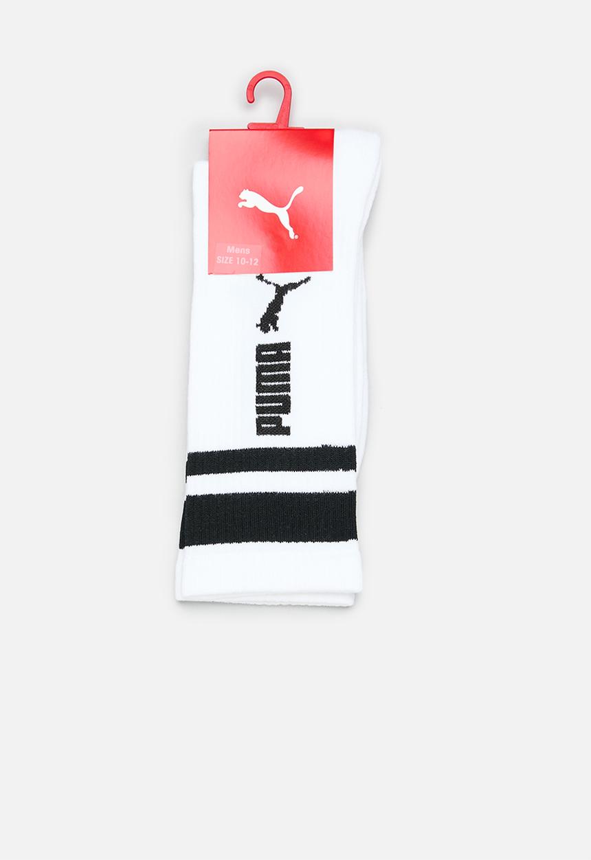 PUMA - Mens brand sock single - white