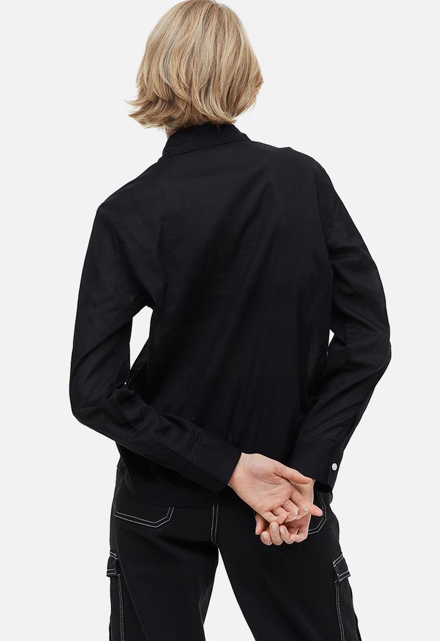 H&M - Cotton shirt - black