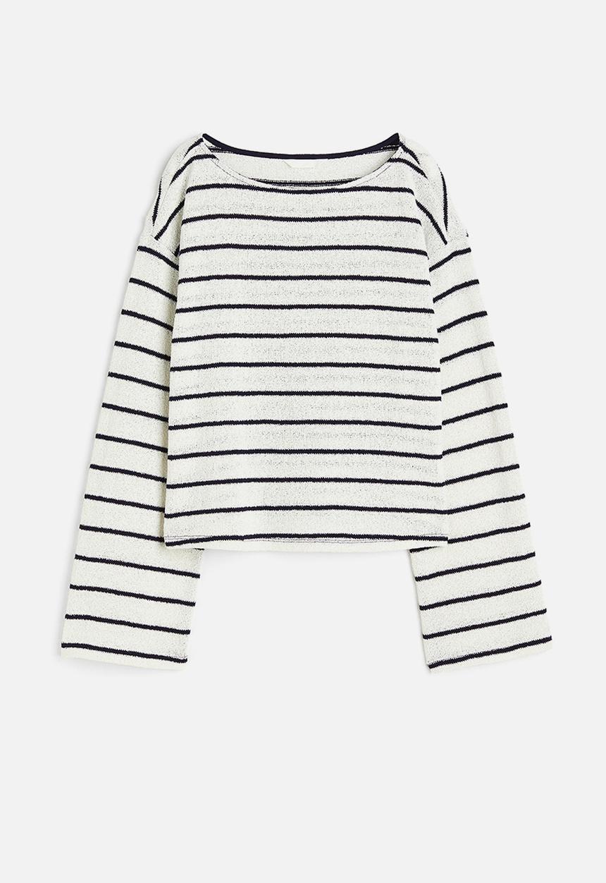 H&M - Boxy jumper - white
