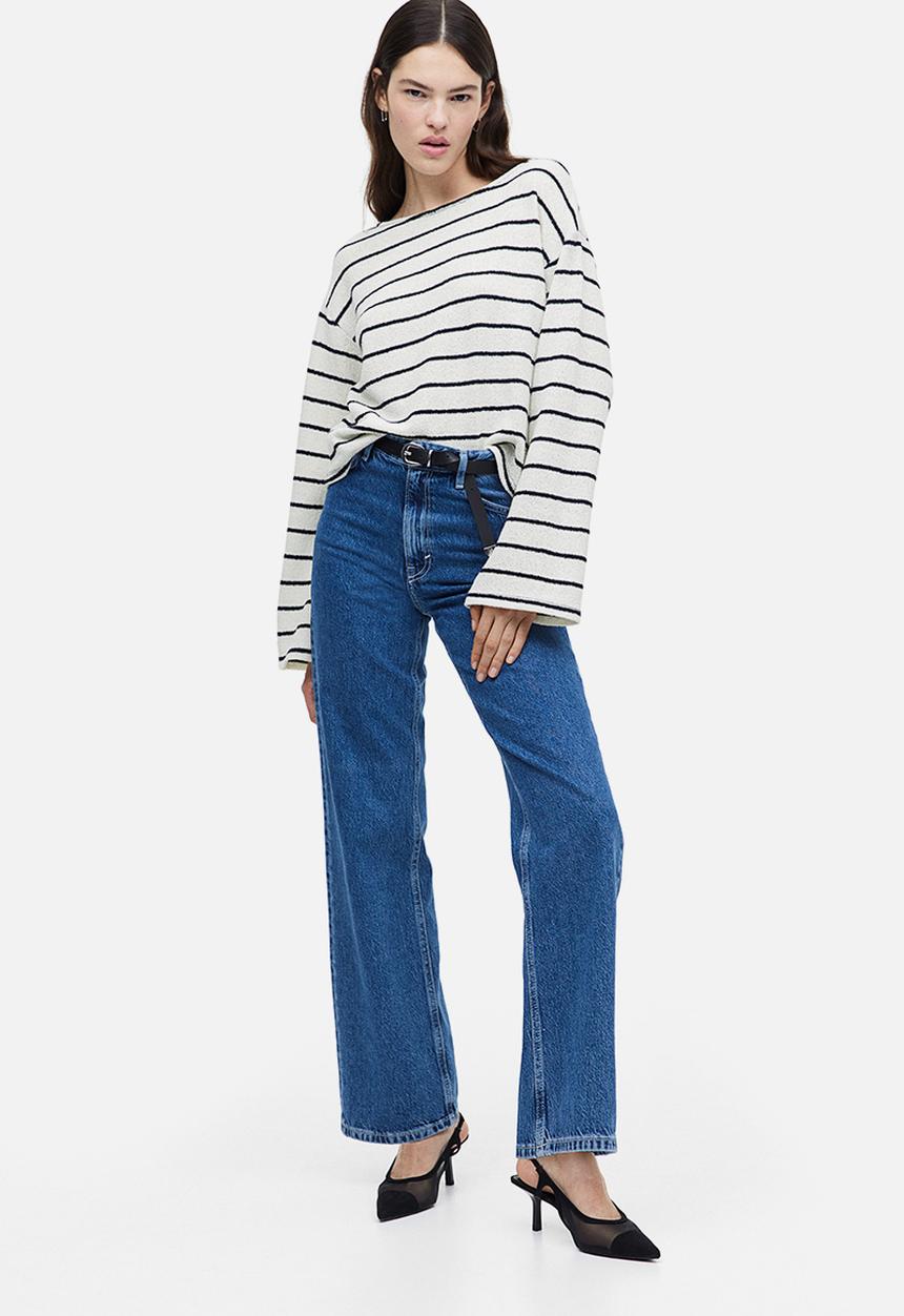 H&M - Boxy jumper - white