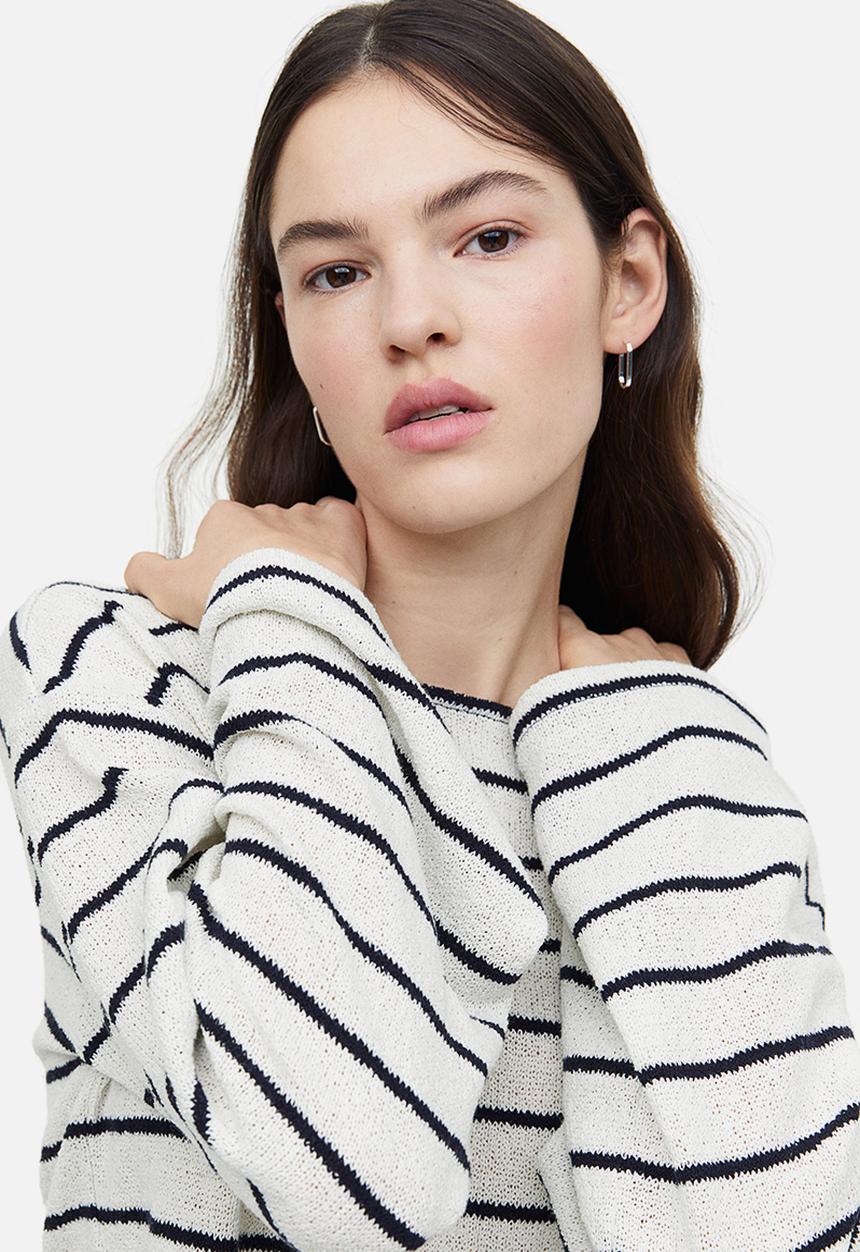 H&M - Boxy jumper - white