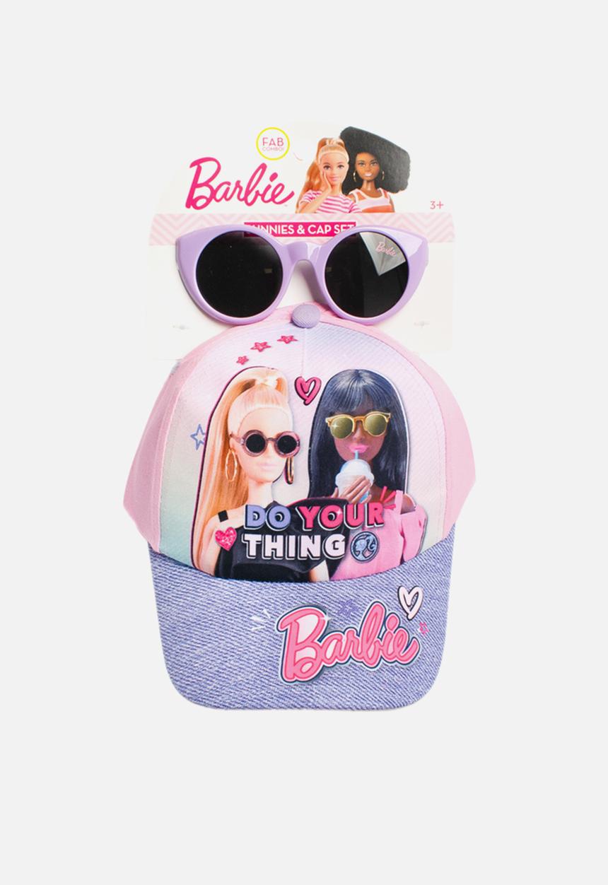 Character Group - Barbie peak cap & sunnies - pink