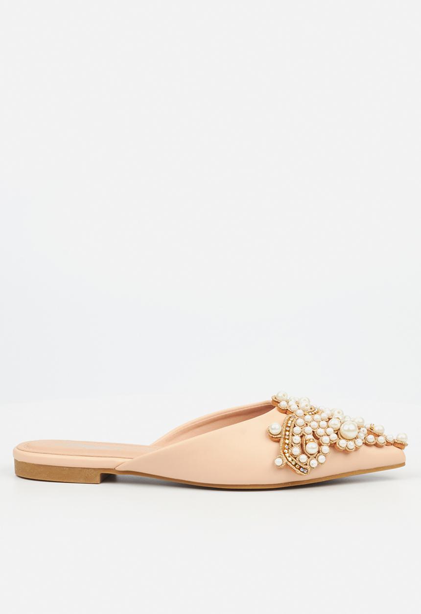 Miss Black - Clam 1 mule - pink