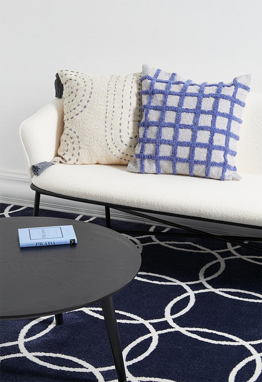 Sixth Floor - Isha cushion cover - blue