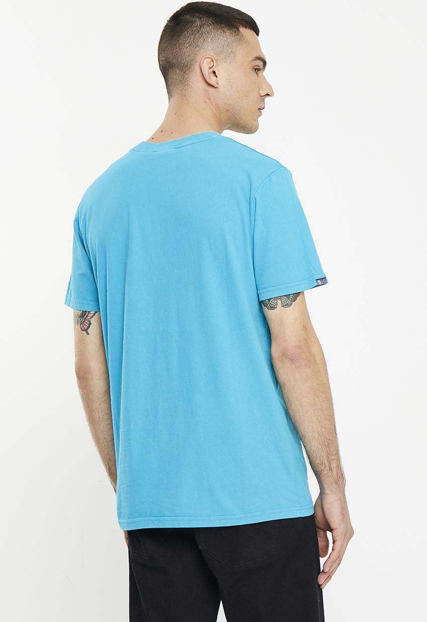 Superdry. - Vintage home run tee - enamel blue