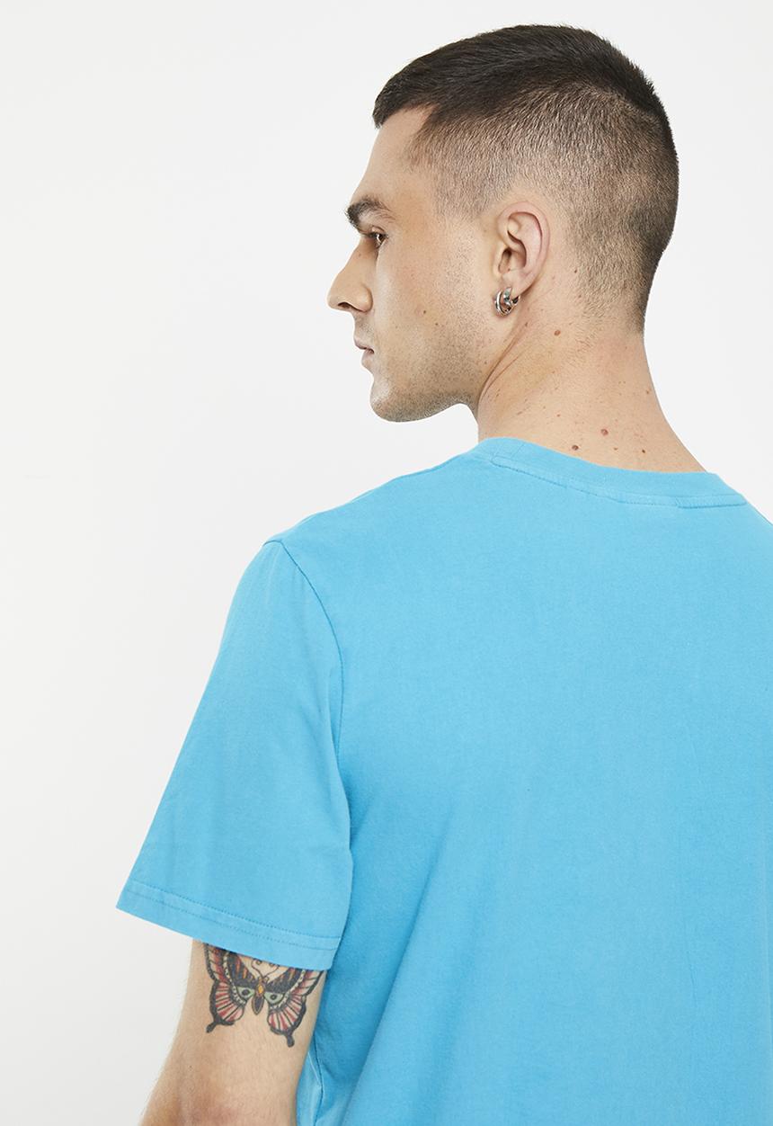 Superdry. - Vintage home run tee - enamel blue