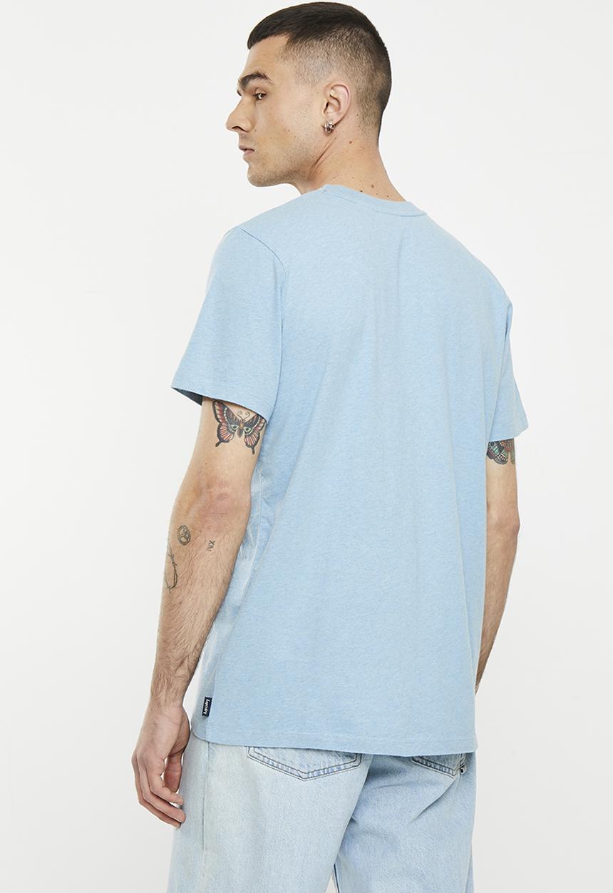 Superdry. - Vintage cooper class embs tee - stone blue marl